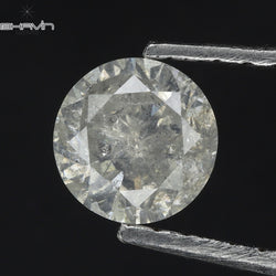 0.42 CT Round Shape Natural Diamond White Color I3 Clarity (4.80 MM)