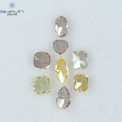 0.61 CT/8 Pcs Mix Shape Natural Diamond Mix Color SI Clarity (4.00 MM)