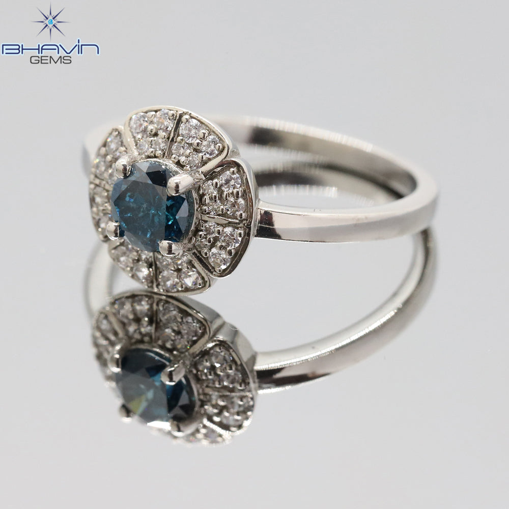 Round Shape Diamond Engagement Ring And Wedding Diamond Ring