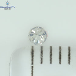 0.03 CT Round Shape Natural Loose Diamond White Color SI1 Clarity (2.04 MM)