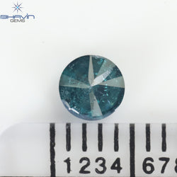 0.27 CT Round Diamond Natural Diamond Blue Color I3 Clarity (4.10 MM)