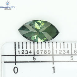 2.11 CT Marquise Shape Natural Diamond Green Color I2 Clarity (11.14 MM)