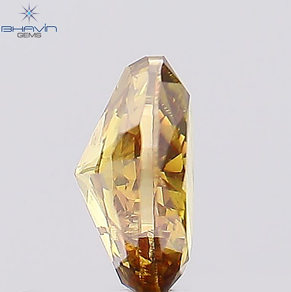 0.33 CT, Oval Diamond, Brown Pink Color, Natural loose Diamond, Clarity SI1,(4.82 MM)