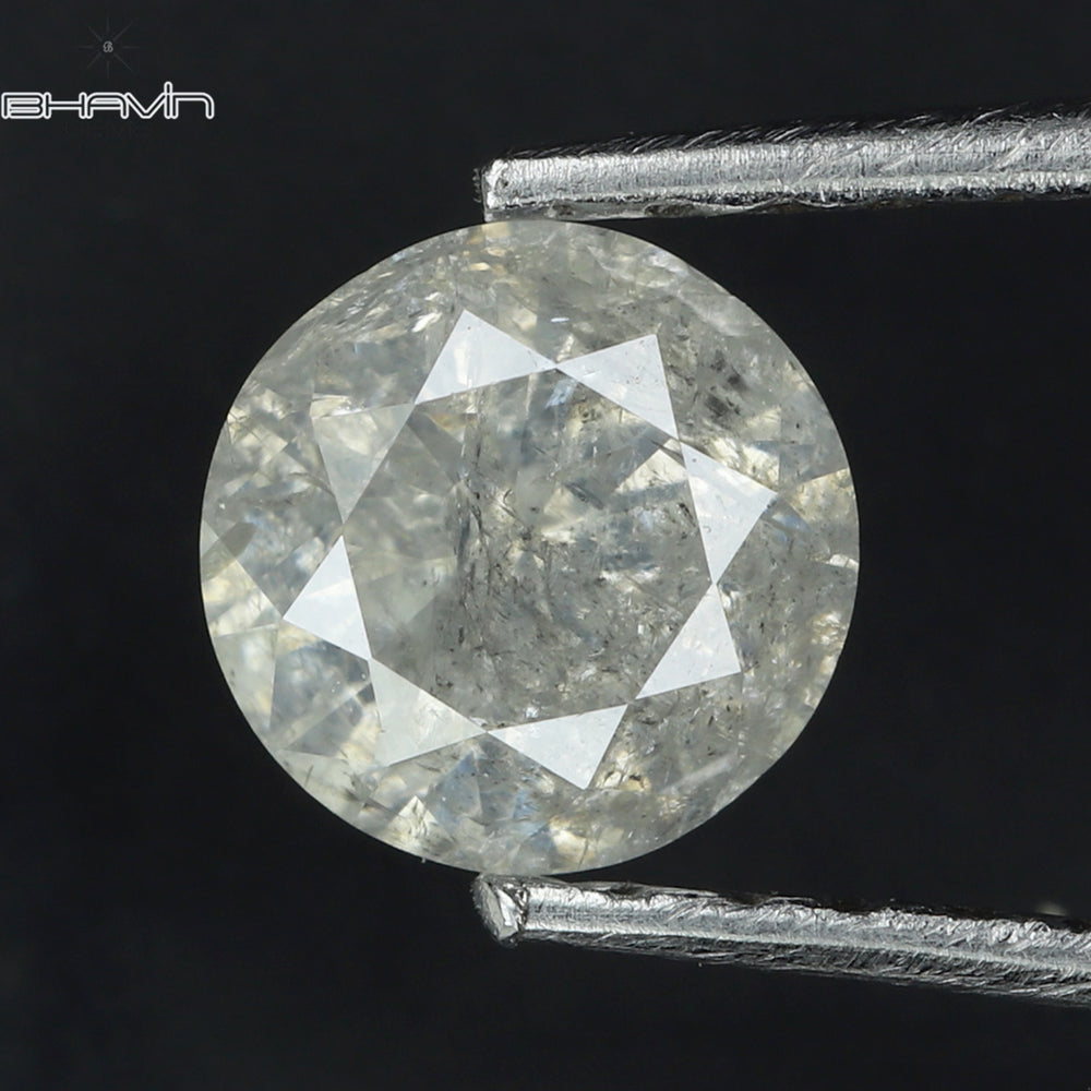 0.56 CT Round Shape Natural Diamond White Color I3 Clarity (5.15 MM)