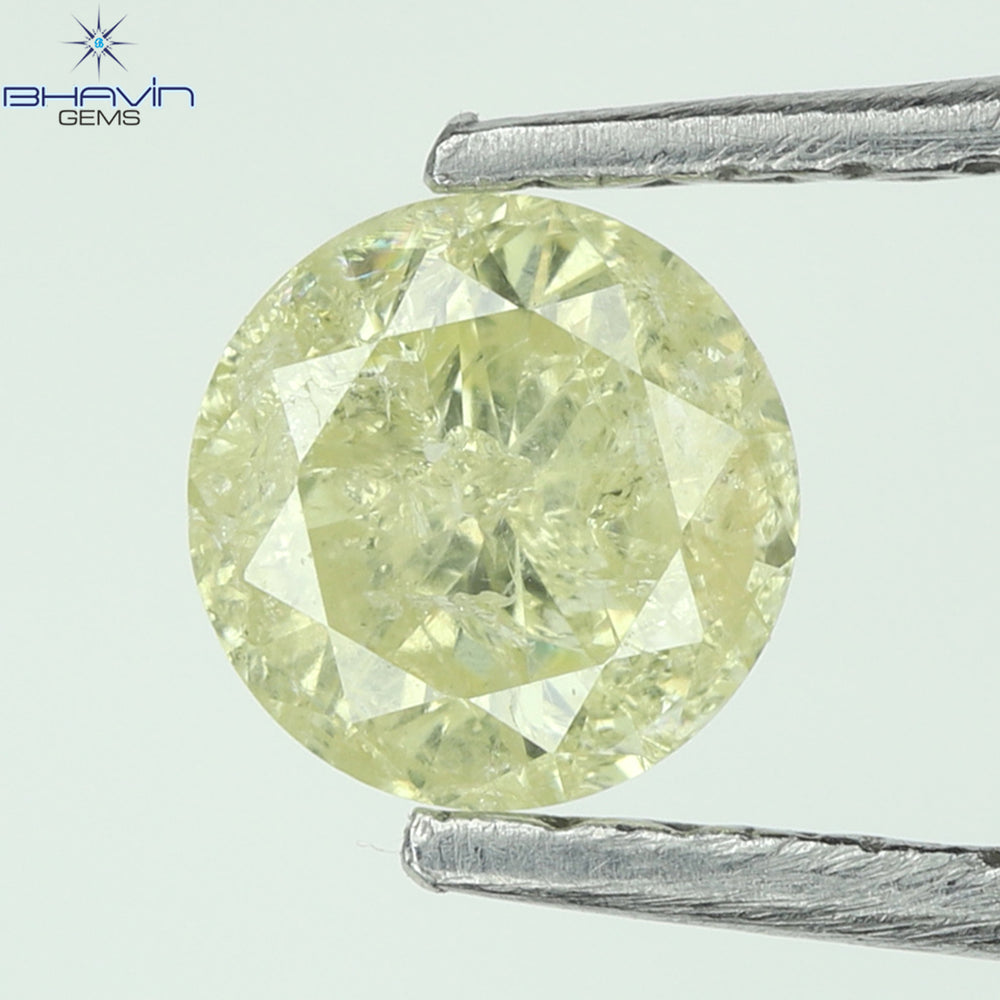 0.33 CT Round Shape Natural Loose Diamond White(M) Color I3 Clarity (4.35 MM)