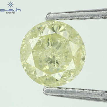 0.33 CT Round Shape Natural Loose Diamond White(M) Color I3 Clarity (4.35 MM)
