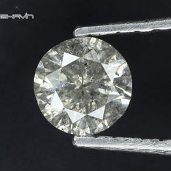 0.43 CT Round Shape Natural Diamond White Color I3 Clarity (4.07 MM)