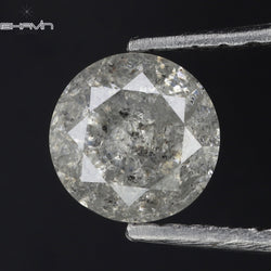 0.65 CT Round Shape Natural Diamond White Color I3 Clarity (5.36 MM)
