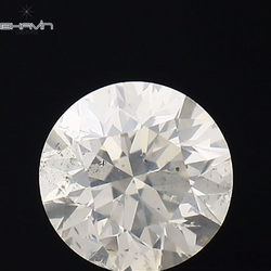 0.51 CT Round Shape Natural Loose Diamond White Color SI2 Clarity (5.00 MM)