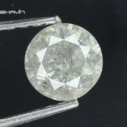 0.56 CT Round Shape Natural Diamond White Color I3 Clarity (5.15 MM)