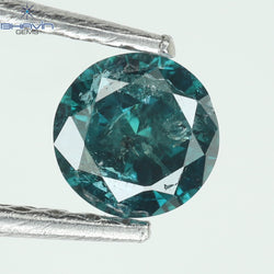 0.26 CT Round Diamond Natural Loose Diamond Blue Color I3 Clarity (4.14 MM)