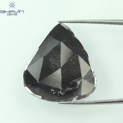 7.28 CT Pear Slice Shape Natural Diamond Gray Color I3 Clarity (22.00 MM)