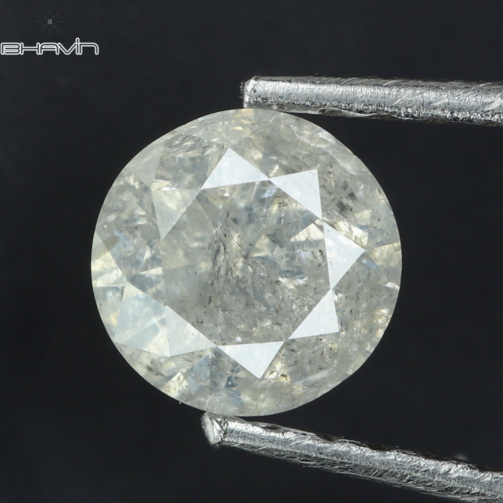 0.56 CT Round Shape Natural Diamond White Color I3 Clarity (5.15 MM)