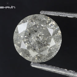 0.65 CT Round Shape Natural Diamond White Color I3 Clarity (5.36 MM)