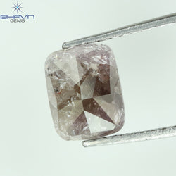 1.58 CT Cushion Diamond Pink Color Natural Loose Diamond I3 Clarity (7.70 MM)