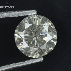 0.43 CT Round Shape Natural Diamond White Color I3 Clarity (4.07 MM)