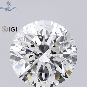 IGI Certified 0.50 CT Round Diamond White(G) Diamond Natural Loose Diamond SI2 Clarity (5.02 MM)