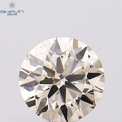0.39 CT Round Shape Natural Loose Diamond White (M) Color VS1 Clarity (4.65 MM)