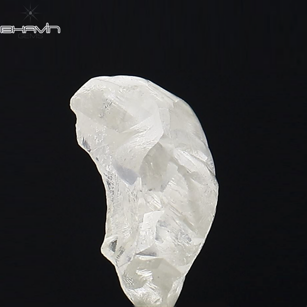 1.36 CT Rough Shape Natural Diamond White Color VS2 Clarity (9.20 MM)