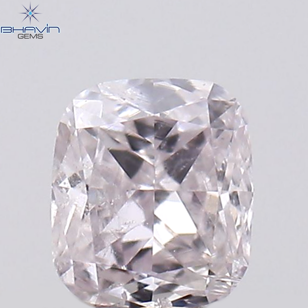 0.05 CT クッションシェイプ 天然ダイヤモンド ピンクカラー VS2 クラリティ (2.28 MM)