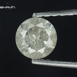 0.39 CT Round Shape Natural Loose Diamond White Color I3 Clarity (4.65 MM)