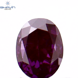 0.12 CT Oval Shape Natural Diamond Pink Color VS1 Clarity (3.18 MM)