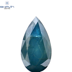 1.13 Pear Shape Natural Diamond Blue Color I3 Clarity (9.22 MM)