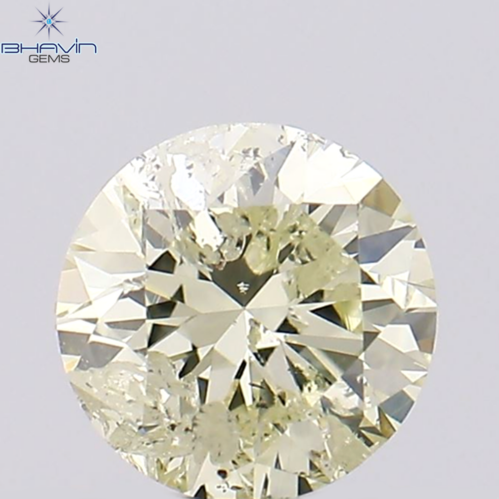 0.50 CT Round Shape Natural Loose Diamond White(K) Color I1 Clarity (4.95 MM)