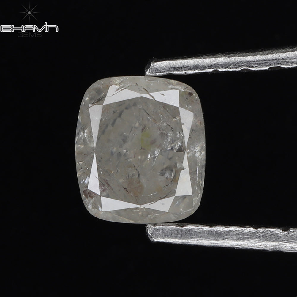 0.35 CT Cushion Shape Natural Diamond White Color I3 Clarity (4.47 MM)