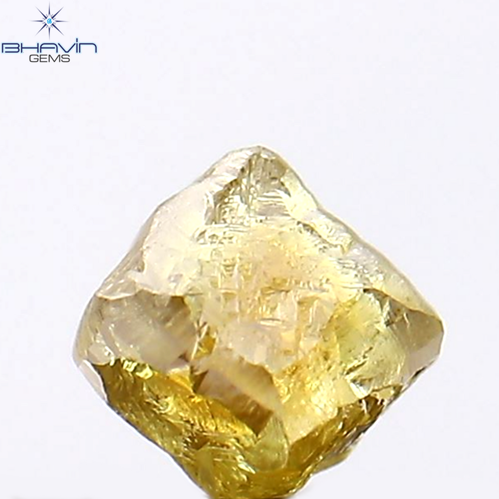 0.23 CT Rough Shape Natural Diamond Orange Color VS2 Clarity (3.01 MM)