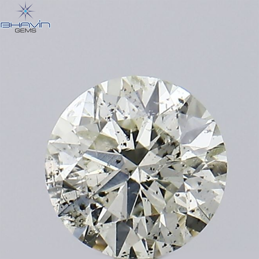 0.25 CT Round Shape Natural Loose Diamond White(K) Color I1 Clarity (3.93 MM)