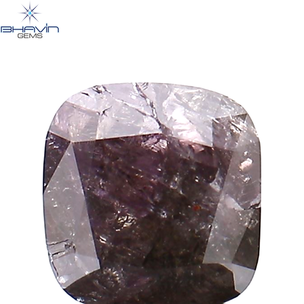 1.32 CT Cushion Shape Natural Diamond Pink Color I3 Clarity (5.82 MM)