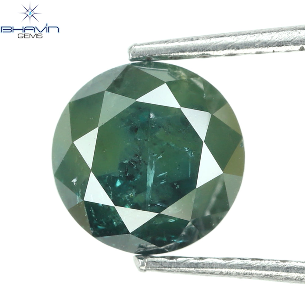 1.17 CT Round Diamond Natural Loose Diamond Blue Color I3 Clarity (6.13 MM)