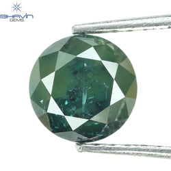 1.17 CT Round Diamond Natural Loose Diamond Blue Color I3 Clarity (6.13  MM)