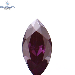 0.13 CT Marquise Shape Natural Diamond Pink Color SI2 Clarity (4.77 MM)