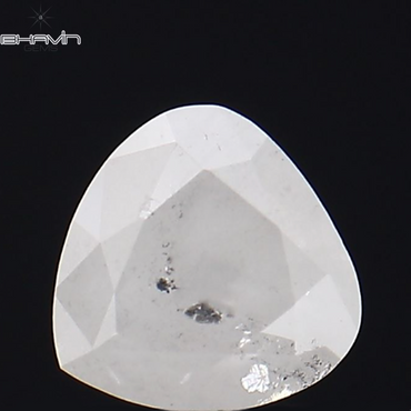 0.50 CT Heart Shape Natural Diamond White Color I3 Clarity (4.56 MM)