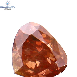 0.16 CT Heart Shape Enhanced Pink Color Natural Loose Diamond SI1 Clarity (3.65 MM)