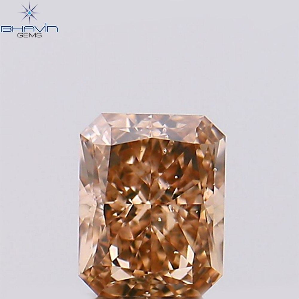 0.41 CT Radiant Diamond Pink (Argyle) Color Natural Loose Diamond SI1 Clarity (4.46 MM)