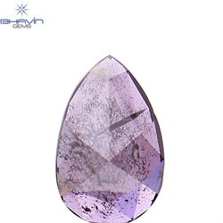 0.16 CT Pear Shape Natural Diamond Pink Color I1 Clarity (4.67 MM)