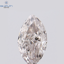 0.22 CT Marquise Shape Natural Loose Diamond Pink Color SI2 Clarity (5.34 MM)