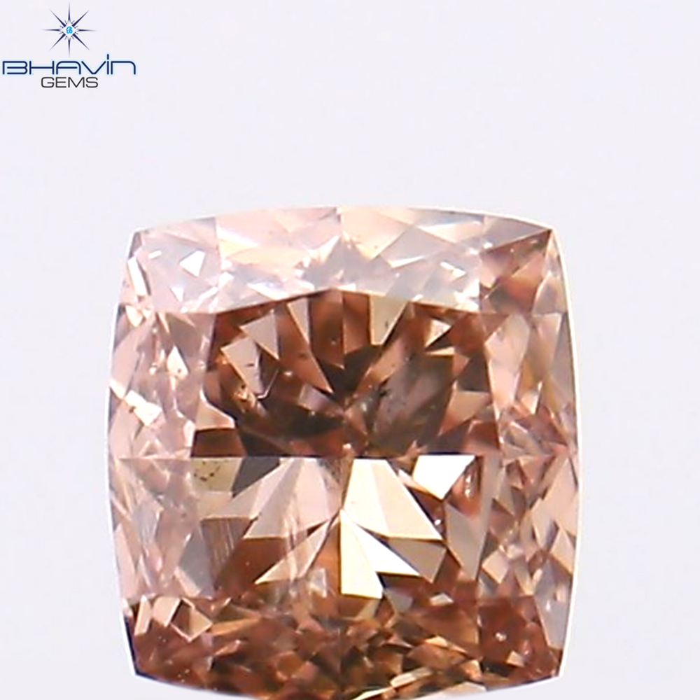 0.18 CT Cushion Shape Natural Diamond Pink (Argyle) Color SI1 Clarity (3.24 MM)