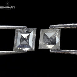 0.40 CT/2 PCS Hexagon Shape Natural Loose Diamond White Color I3 Clarity (3.32 MM)