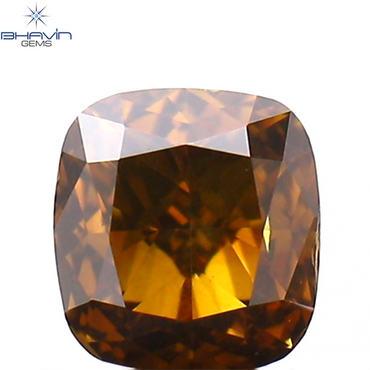 0.29 CT Cushion Shape Natural Diamond Red Color VS1 Clarity (3.60 MM)