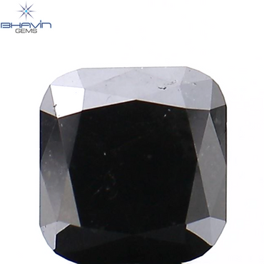 1.09 CT Cushion Diamond Natural Diamond Black Diamond Clarity Opaque (5.44 MM)
