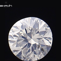 0.06 CT Round Shape Natural Loose Diamond White Color SI1 Clarity (2.56 MM)