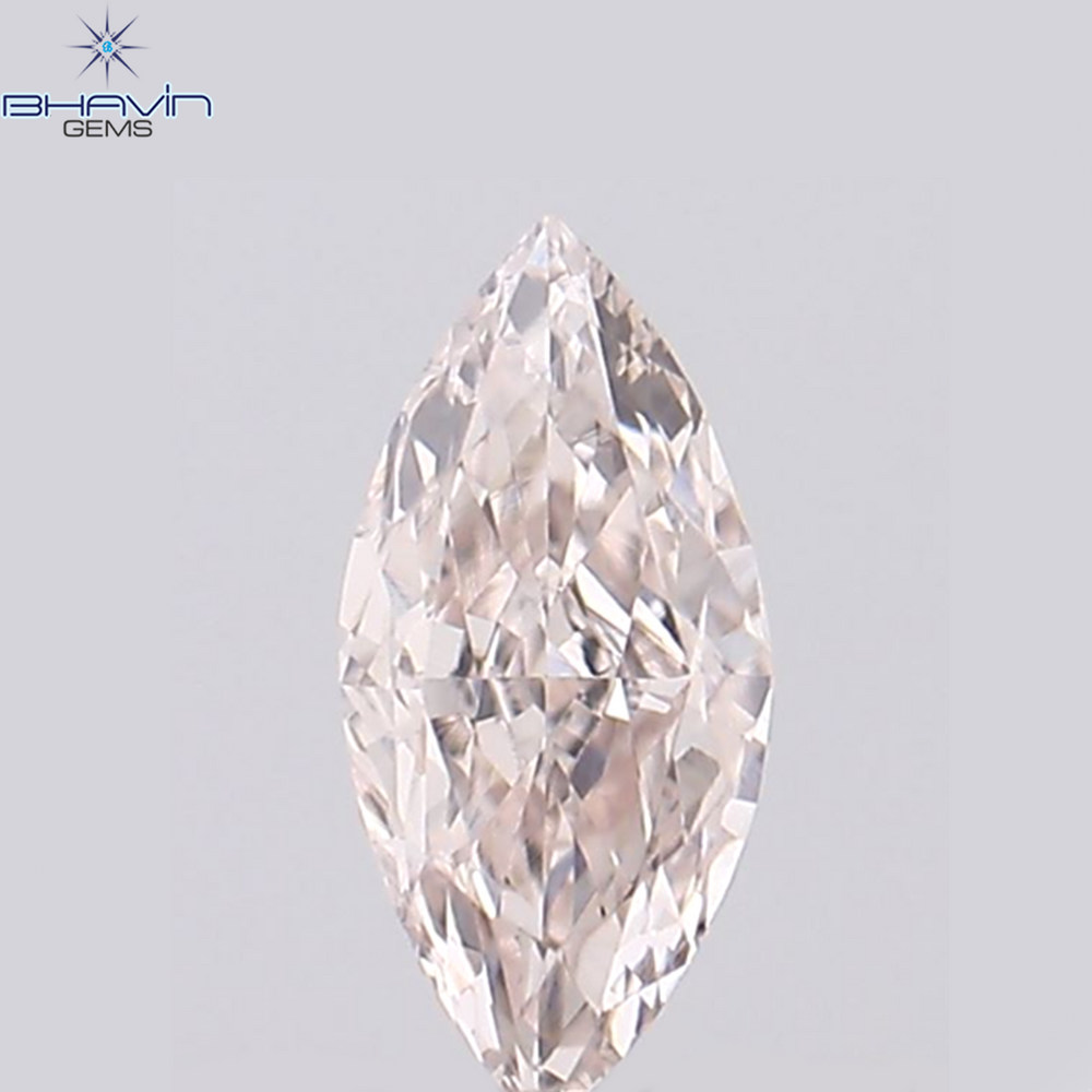 0.03 CT ペアシェイプ ナチュラル ダイヤモンド ピンク色 SI2 クラリティ (2.95 MM)
