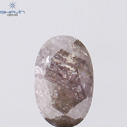 1.73 CT Oval Shape Natural Diamond Pink Color I3 Clarity (9.36 MM)