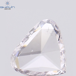 0.26 CT Heart Shape Natural Diamond Pink Color VS2 Clarity (5.38 MM)