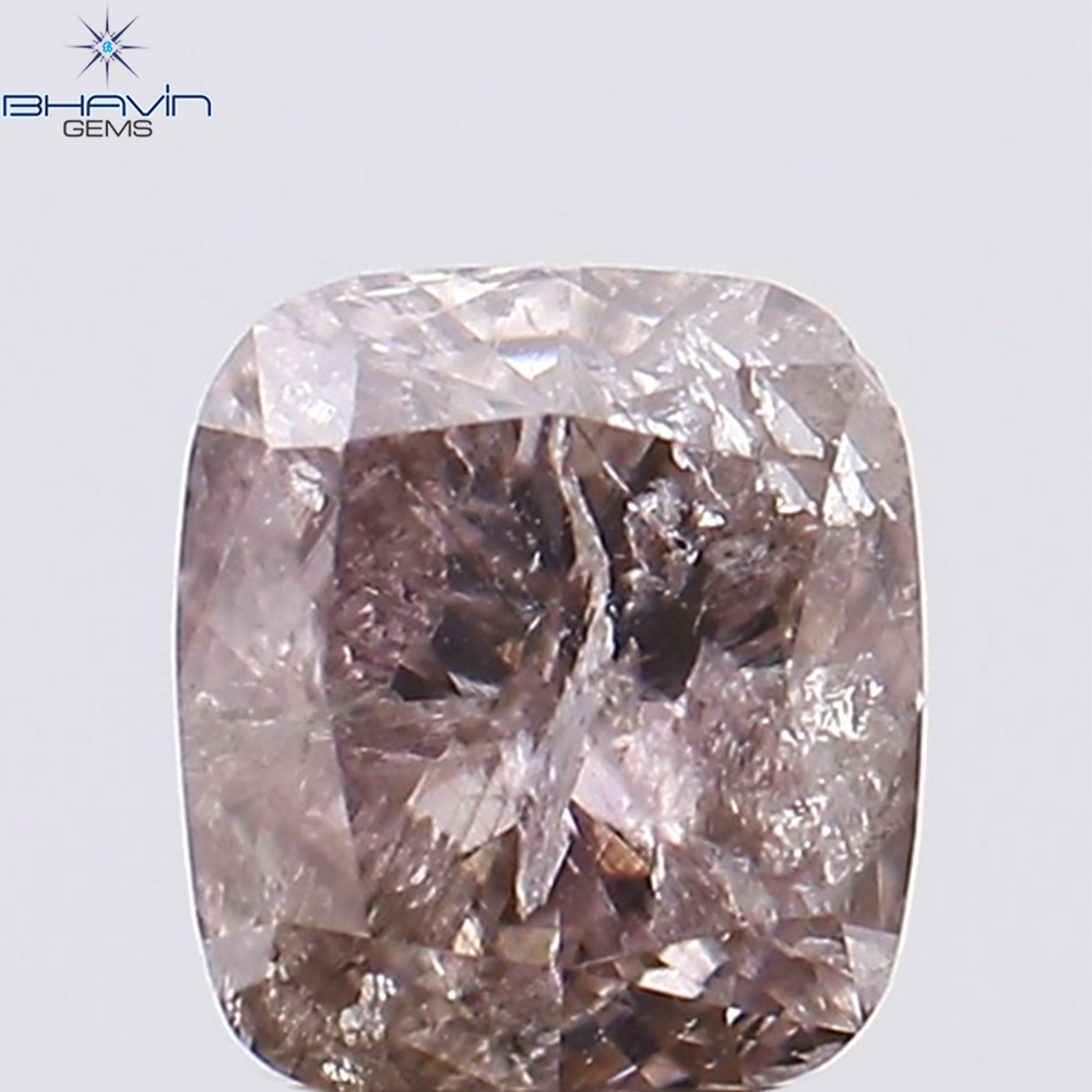 0.05 CT クッションシェイプ 天然ダイヤモンド ピンク色 I1 クラリティ (2.11 MM)