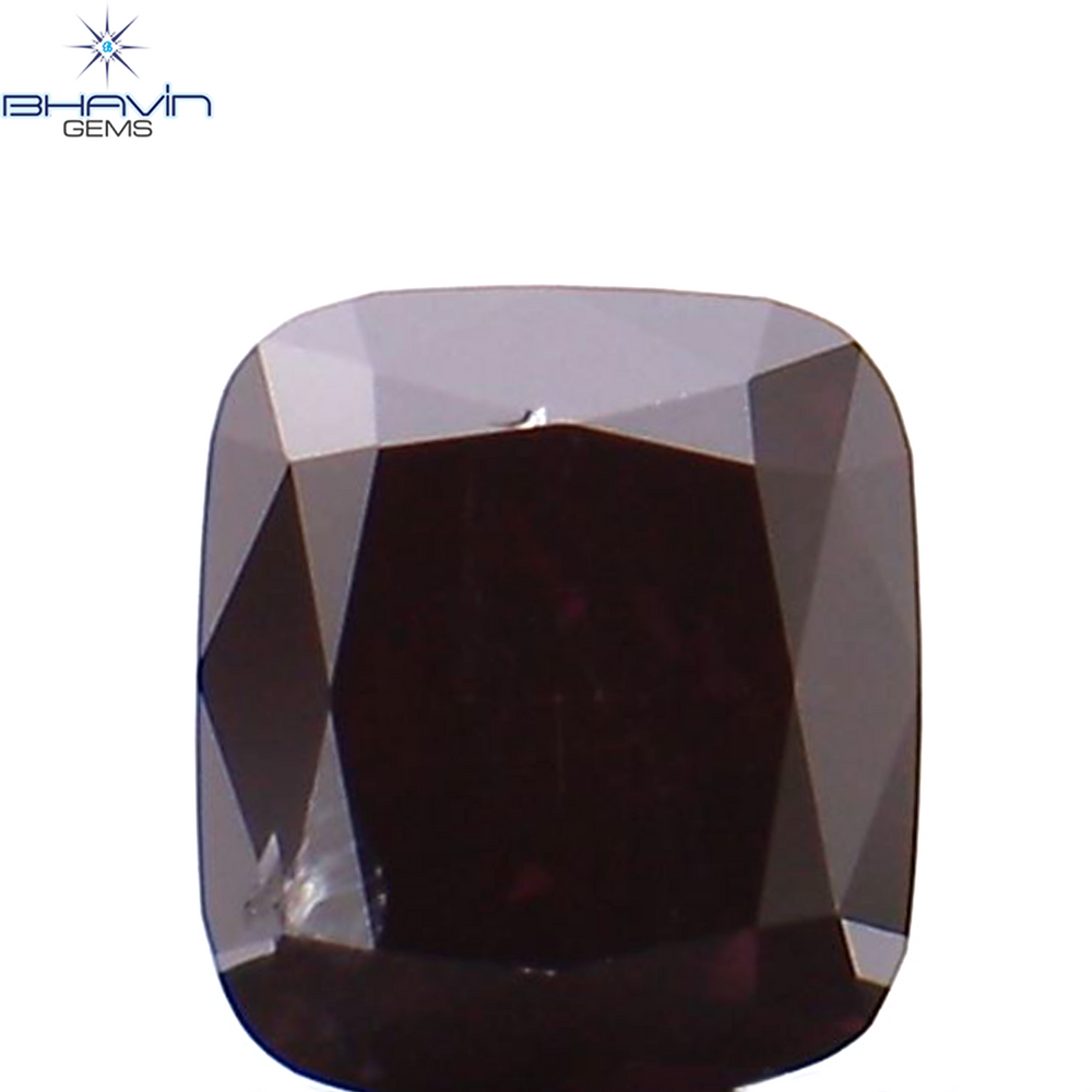 0.07 CT クッション シェイプ ナチュラル ルース ダイヤモンド 強化ピンク色 VS2 クラリティ (2.36 MM)